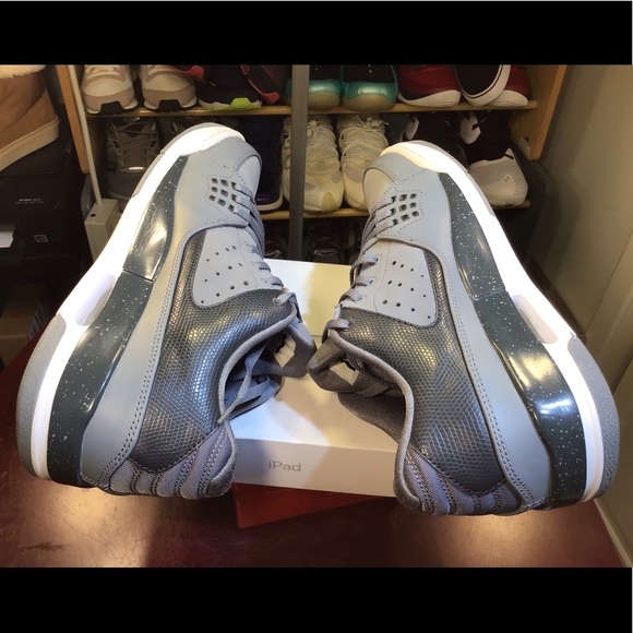 RARE 2013 Nike Jordan Flight Club Mens Basketball Shoes Grey Sneakers 599929-005 - Picture 12 of 16
